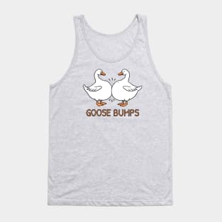 Funny Cartoon Goose Bumps Tank Top